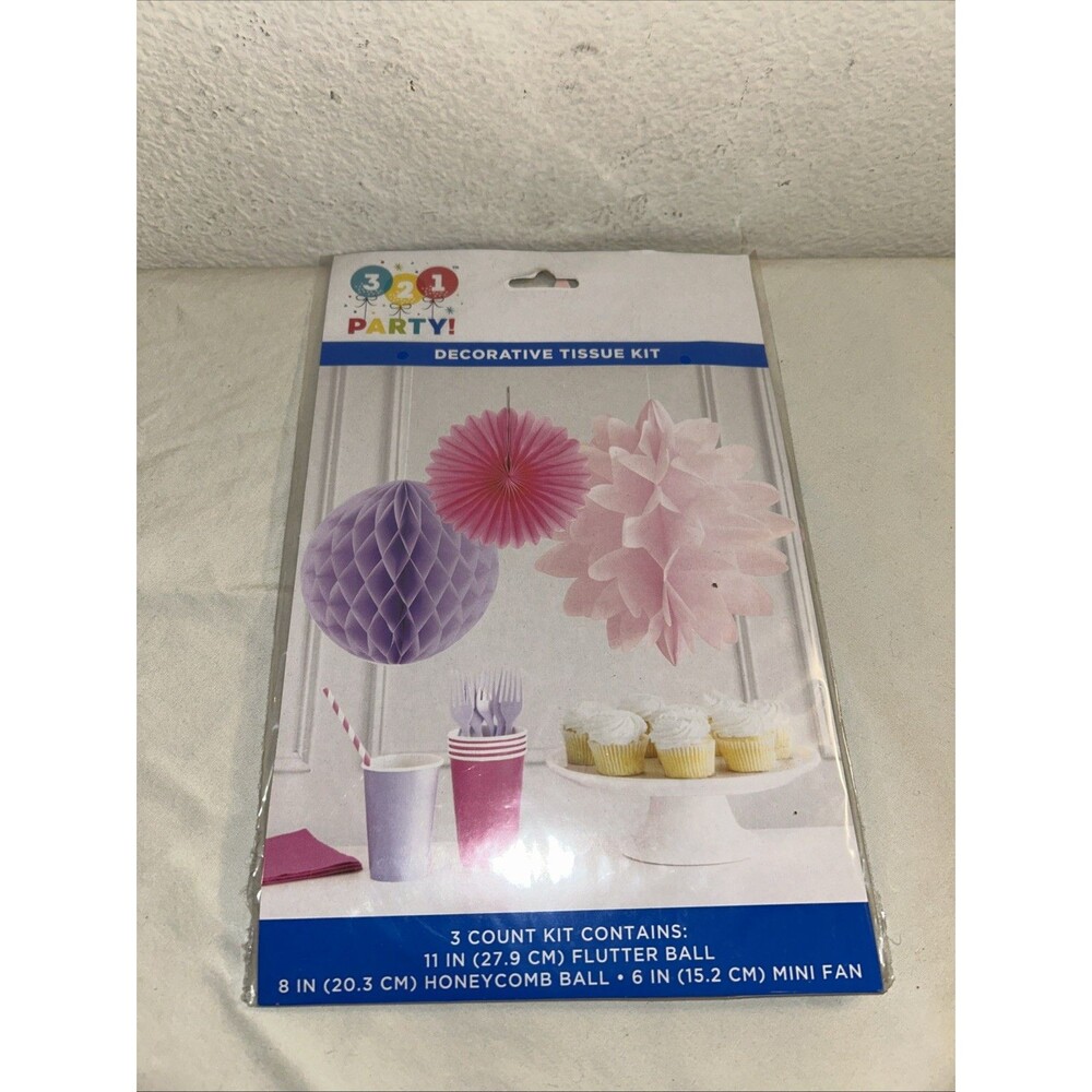 321 Party! Decorative Tissue Kit,